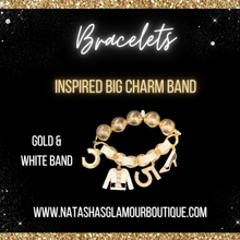 Load image into Gallery viewer, Inspired Big Charm Band Bracelets
