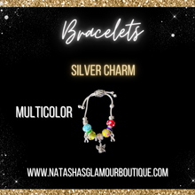 Load image into Gallery viewer, Silver Charm Bracelets
