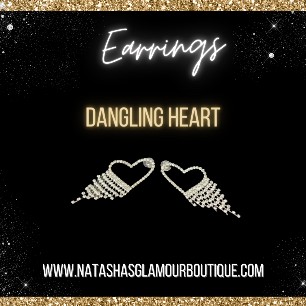 Dangling Heart Earrings