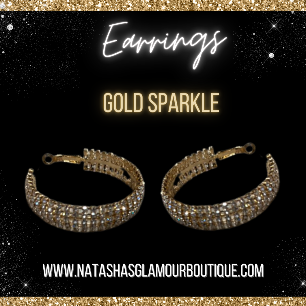 Gold Sparkle Earrings