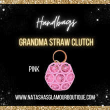 Load image into Gallery viewer, Grandma Straw Clutch
