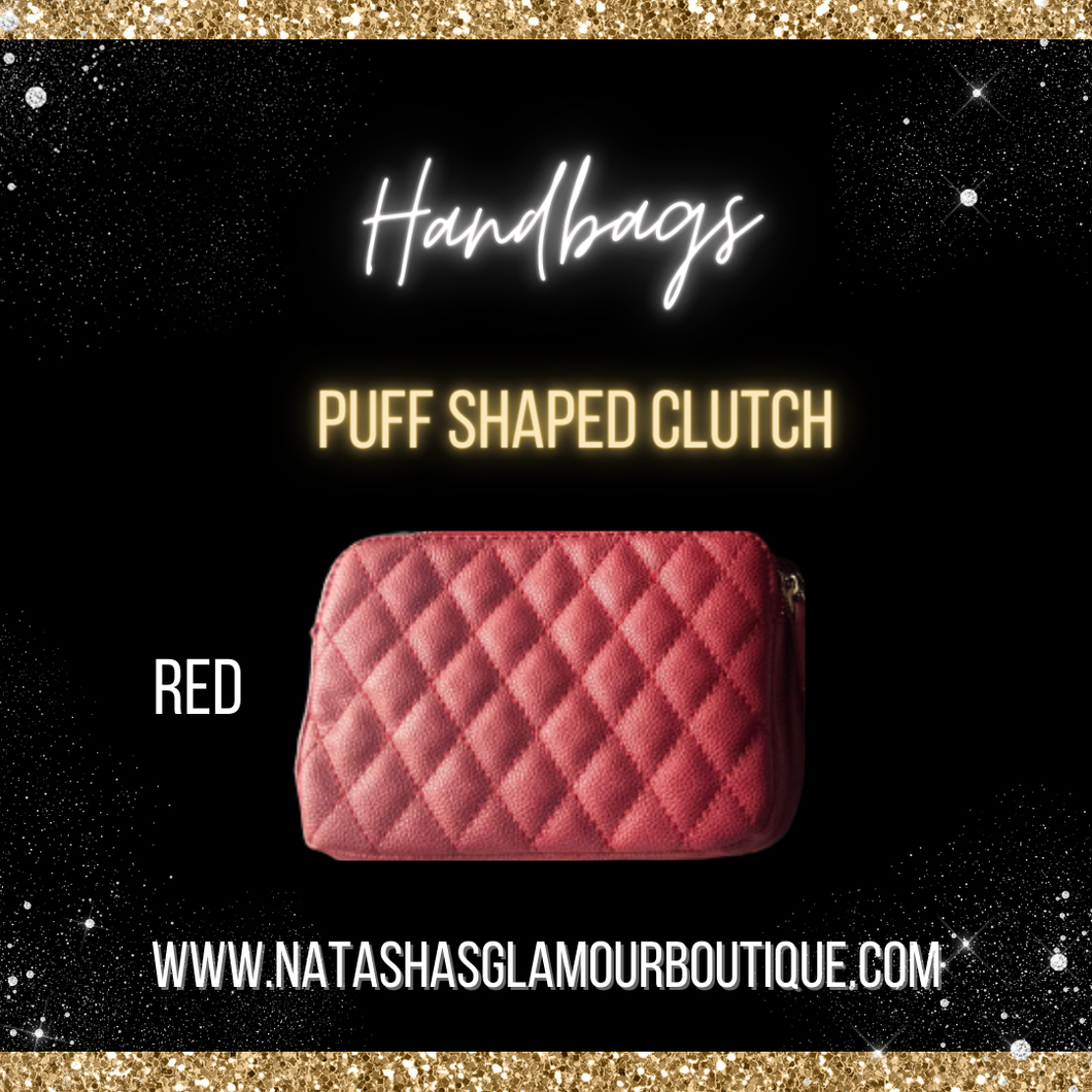 Puff Shaped Clutch & Fanny