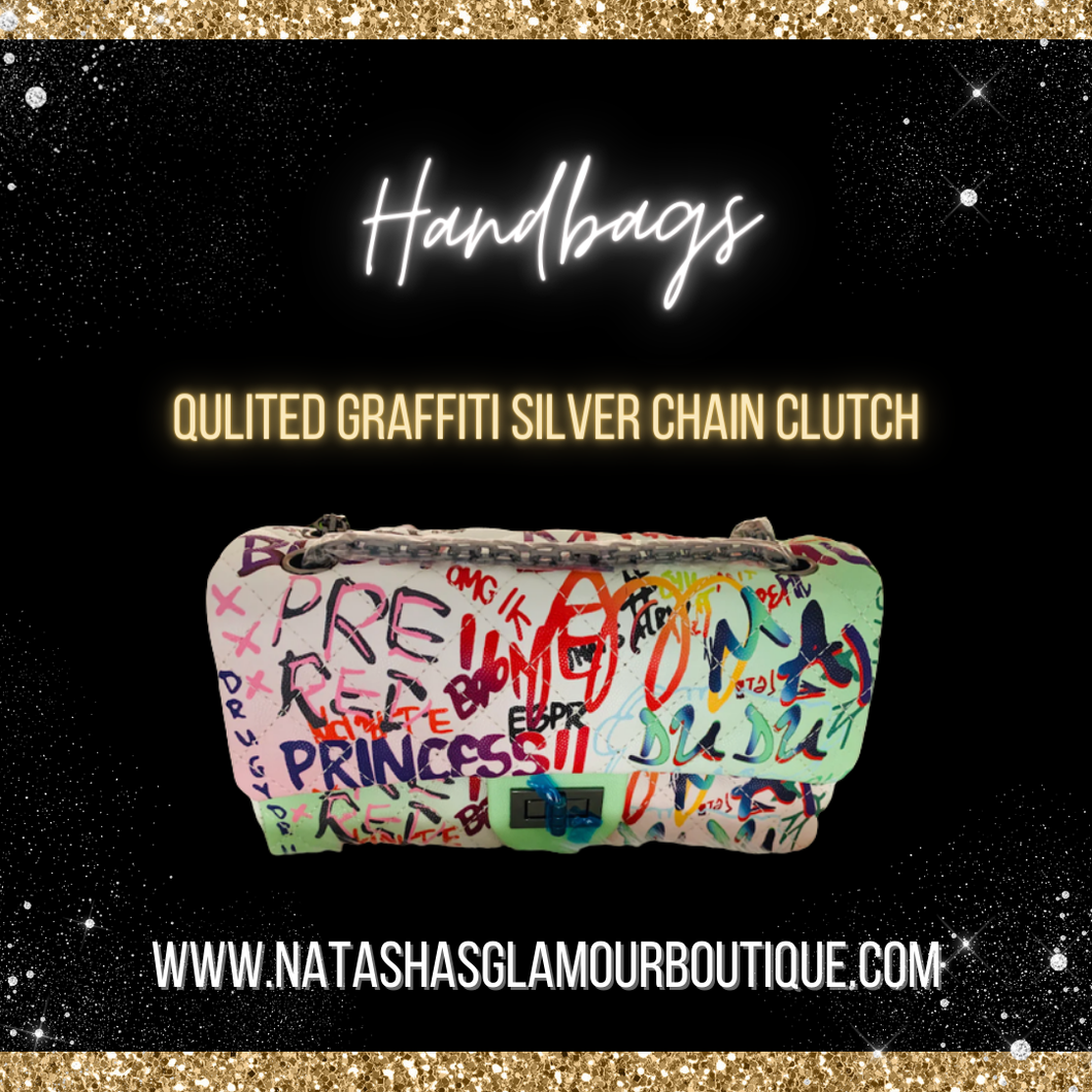 Quilted Chain Clutch