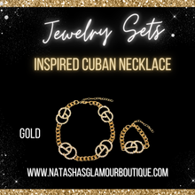 Load image into Gallery viewer, Inspired Cuban Necklace Set
