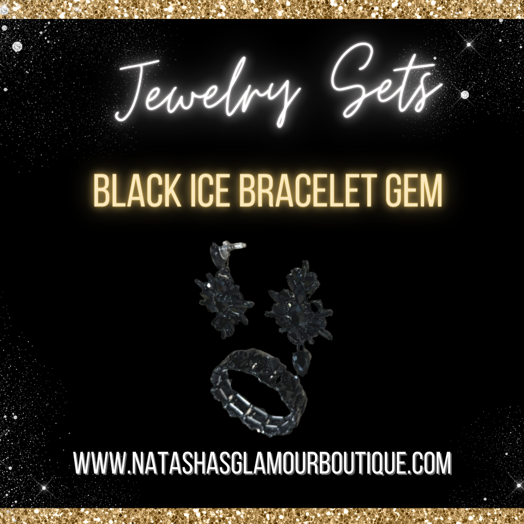 Black Ice Bracelet Gem Set