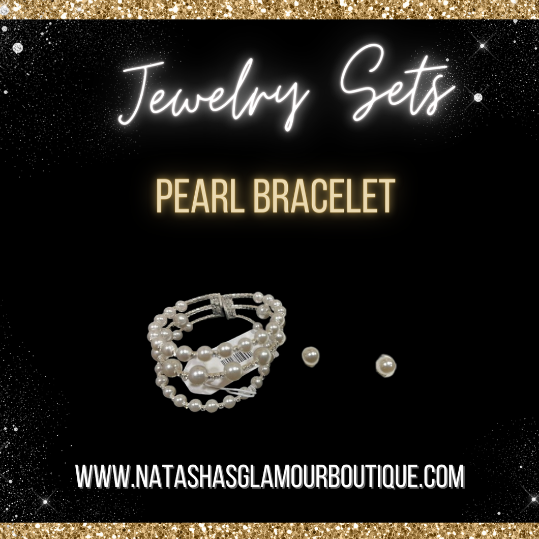 Pearl Bracelet Set