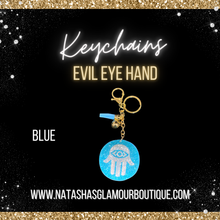 Load image into Gallery viewer, Evil Eye Hand Keychains
