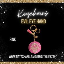 Load image into Gallery viewer, Evil Eye Hand Keychains
