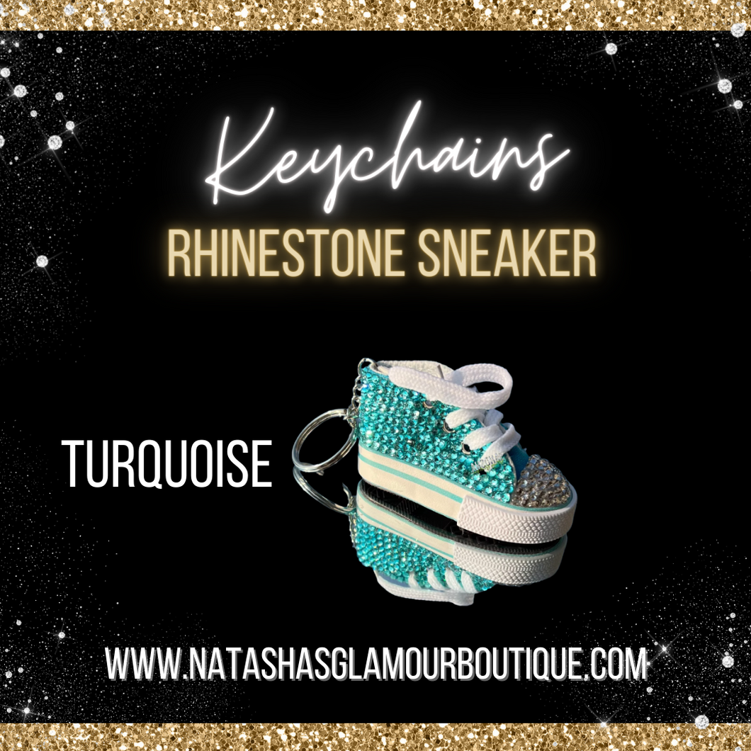 Rhinestone Sneaker Keychains