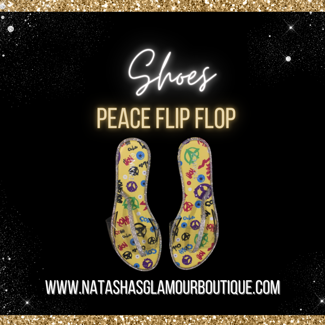 Peace Flip Flops