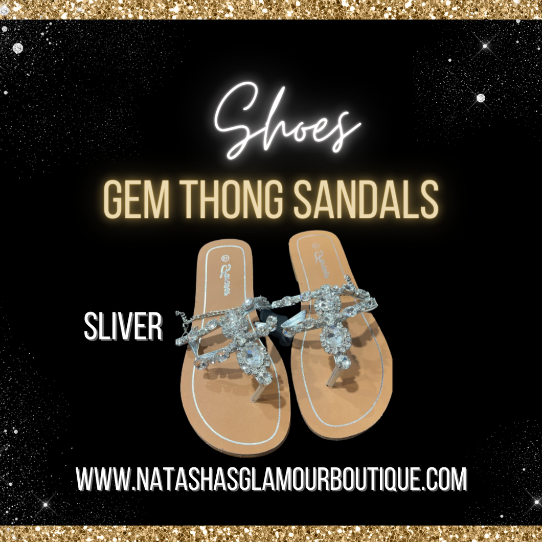 Gem Thong Sandals